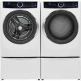 Electrolux 5 Series Electric Washer & Dryer Set - Titanium in White | 38 H x 54 W x 32 D in | Wayfair