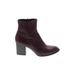 Coclico Boots: Purple Solid Shoes - Women's Size 40 - Round Toe