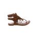 Altar'd State Sandals: Brown Solid Shoes - Women's Size 8 1/2 - Open Toe