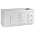 Design House Concord Bathroom Vanity Cabinet Fully Assembled 60x21 Shaker Bathroom White Vanity Cabinet /Manufactured in Brown/White | Wayfair