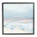 Stupell Industries az-941-Framed Pastel Coastal Landscape by June Erica Vess Floater Frame Print on Canvas in Blue | 12 H x 12 W x 1.5 D in | Wayfair