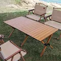 Table pliante d'extérieur table à rouleaux d'oeufs table de camping portable table et chaises