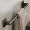 Porte-serviettes mural à ventouse Non perforé, support de rangement pour salle de bain, porte-serviettes à barre horizontale pour salle de bain
