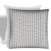 East Urban Home 17" X 17" Taupe & White Zippered Geometric Throw Indoor Outdoor Pillow /Polyfill blend in Brown | 17 H x 17 W x 2.5 D in | Wayfair
