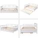 Red Barrel Studio® Puspha Daybed w/ Trundle in White | 35.4 H x 57.5 W x 78.2 D in | Wayfair E3ECEEE9D12343D7B359923C5F12C2C3