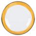 Winston Porter Panya 7.5" Melamine Salad Or Dessert Plate, Set of 12 Melamine in White/Yellow | 7.5 W in | Wayfair 4D3B213CDDF24E2E87015F3DC275D775