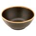 G.E.T. 1 Quart Melamine Pottery-Style Salad Bowl, Glazed, Gray Set of 12 Melamine in Orange/Gray/Black | Wayfair B-303-BR