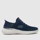 SKECHERS slip ins bounder trainers in navy