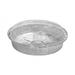 Handi-Foil 2046-30-250WDL Handi-Stax 9" Round Disposable Foil Pan w/ Dome Lid, w/ Clear Dome Lid, Aluminum