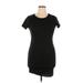 Full Tilt Casual Dress - Mini: Black Solid Dresses - Women's Size X-Large