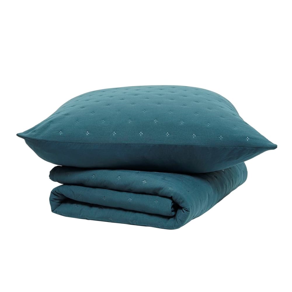 Couvre lit boutis 220x240 cm Vert foncé