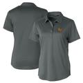 Women's Cutter & Buck Gray Las Vegas Aviators Prospect Textured Stretch Polo