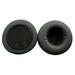 NUOLUX 2pcs Round Earphone Ear Cushion Headset Earmuffs Leather Headphone Covers Earpads Ear Cups Replacement Cover Diameter 7.5cm Sponge Case (Black)