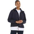 Tommy Hilfiger Damen Jacke Transitional Hooded Windbreaker Windjacke, Blau (Desert Sky), L