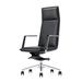 Cid 27 Inch Modern Swivel Office Chair, Tall Back, Reclining, Dark Gray