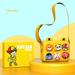 PATLOLLAV Mini Shoulder Bag Children Crossbody Multifunction Phone Wallet Case Pouch Bag with Adjustable Strap Can DIY Children s Bag Backpack Baby Kindergarten Cartoon Crossbody Bag Yellow