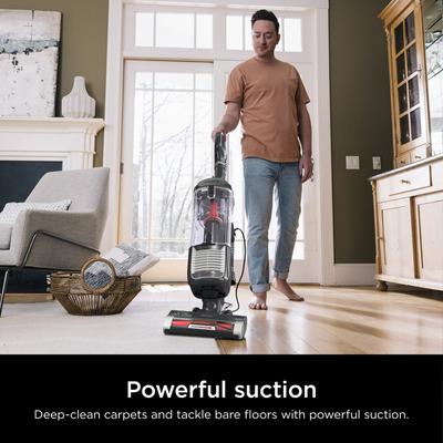 ZU102 Rotator Pet Upright Vacuum with PowerFins HairPro & Odor Neutralizer Technology, Charcoal, 2.9 L Dust Cup