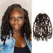 12 Inch 2 Pack -THEN-TIC Locs Crochet Hair Distressed Fx Locs Crochet Soft Locs Pre Looped Hair Extensions (12 Inch (Pack Of 2) 4-Medium Dark Brown)