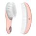 Baby Bath Brush 1 Set Baby Brush and Comb Easy Grip Infant Massage Hair Brush Comfortable Bristles Comb (Pink)