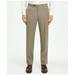 Brooks Brothers Men's Classic Fit Stretch Wool Mini-Houndstooth 1818 Dress Trousers | Khaki | Size 36 32