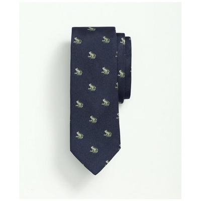 Brooks Brothers Men's Silk Frog Tie | Navy | Size Regular