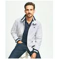 Brooks Brothers Men's Harrington Jacket in Cotton Seersucker | Blue | Size Small