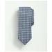 Brooks Brothers Men's Linen Silk Alternating Mini Flower Tie | Grey | Size Regular