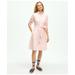 Brooks Brothers Women's Cotton Oxford Belted Shirt Dress | Pink | Size 8