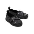 TOMS Kids Tiny Black Alpargata Cosmic Glitter Toddler Shoes, Size 7