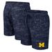 Men's Colosseum Navy Michigan Wolverines Ozark Swim Shorts