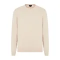 Giorgio Armani , Round-neck Knitwear ,Beige male, Sizes: 3XL