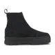 Puma , Black Suede Chelsea Booties ,Black female, Sizes: 3 UK, 5 UK, 6 UK