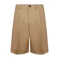 Golden Goose , Beige Bermuda Shorts with Double Gold Star ,Beige male, Sizes: M, L, XL