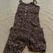 Zara Dresses | Girls, Floral Jumper Tank Top, Zara | Color: Black/Tan/White | Size: 13/14