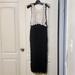 Zara Dresses | Black And White Contrast Chenille Dress. | Color: Black | Size: M