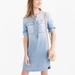 J. Crew Dresses | J.Crew Drapey Chambray Shirt Dress-Size Small | Color: Blue | Size: S