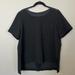 Madewell Tops | Madewell Black Button Up Short Sleeve Blouse Size Large Casual Comfort | Color: Black | Size: L