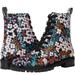 Kate Spade Shoes | Kate Spade Jemma Floral Print Combat Boots New Size 10 | Color: Black | Size: 10