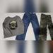 Levi's Matching Sets | 2 Pants / 2 Thermal Tops = Boys Size 5, Levi Cherokee Cat&Jack | Color: Gray/Green | Size: 5b