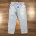 Carhartt Jeans | Carhartt Relaxed Fit Men’s Heavy Weight Work Wear Blue Denim Tapered Jeans Sz 40 | Color: Blue | Size: 40