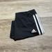 Adidas Pants & Jumpsuits | Adidas Elastic Waist Mid Rise Black Athletic Track Pants Women's Size Xl | Color: Black | Size: Xl