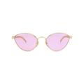 Gucci Accessories | Gucci Cat Eye-Frame Metal Sunglasses Gold Womens | Color: Gold/Pink | Size: Os