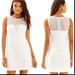 Lilly Pulitzer Dresses | Lilly Pulitzer White Sleeveless Lace Geo Textured Vandalia Shift Dress Size 0 | Color: White | Size: 0