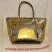 Kate Spade Bags | Kate Spade Tote Purse Bag Metallic Gold Heart Dotted Euc | Color: Gold | Size: Os