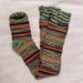 Free People Accessories | Free People Women's Knee-High Socks Nwot | Color: Green/Orange | Size: Os