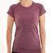 Lululemon Athletica Tops | Lululemon Athletica Heathered Red Swiftly Tech Crew Shortsleeve Top | Color: Red | Size: 6