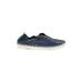 Ilse Jacobsen Sneakers: Blue Solid Shoes - Women's Size 37 - Almond Toe