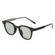 HCHES Square Frame Sunglasses Men Polarized Ladies Sun Glasses Vintage Male Blue Uv400,black with green,One size