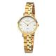 REGENT GM-2122 Women's Watch Metal Strap Analogue Gold, Gold silver