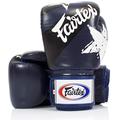 Fairtex BGV1 Muay Thai Boxing Training Sparring Gloves (Nation Blue, 16 oz)